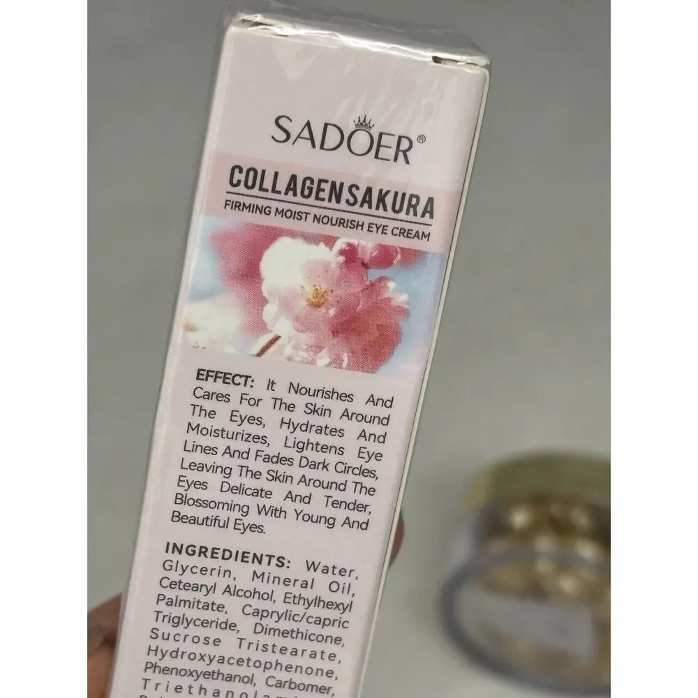 Sadoer‎ Eye Collagen Kit Anti-Aging Lotion & Essence Capsules Exp 2027 NEW